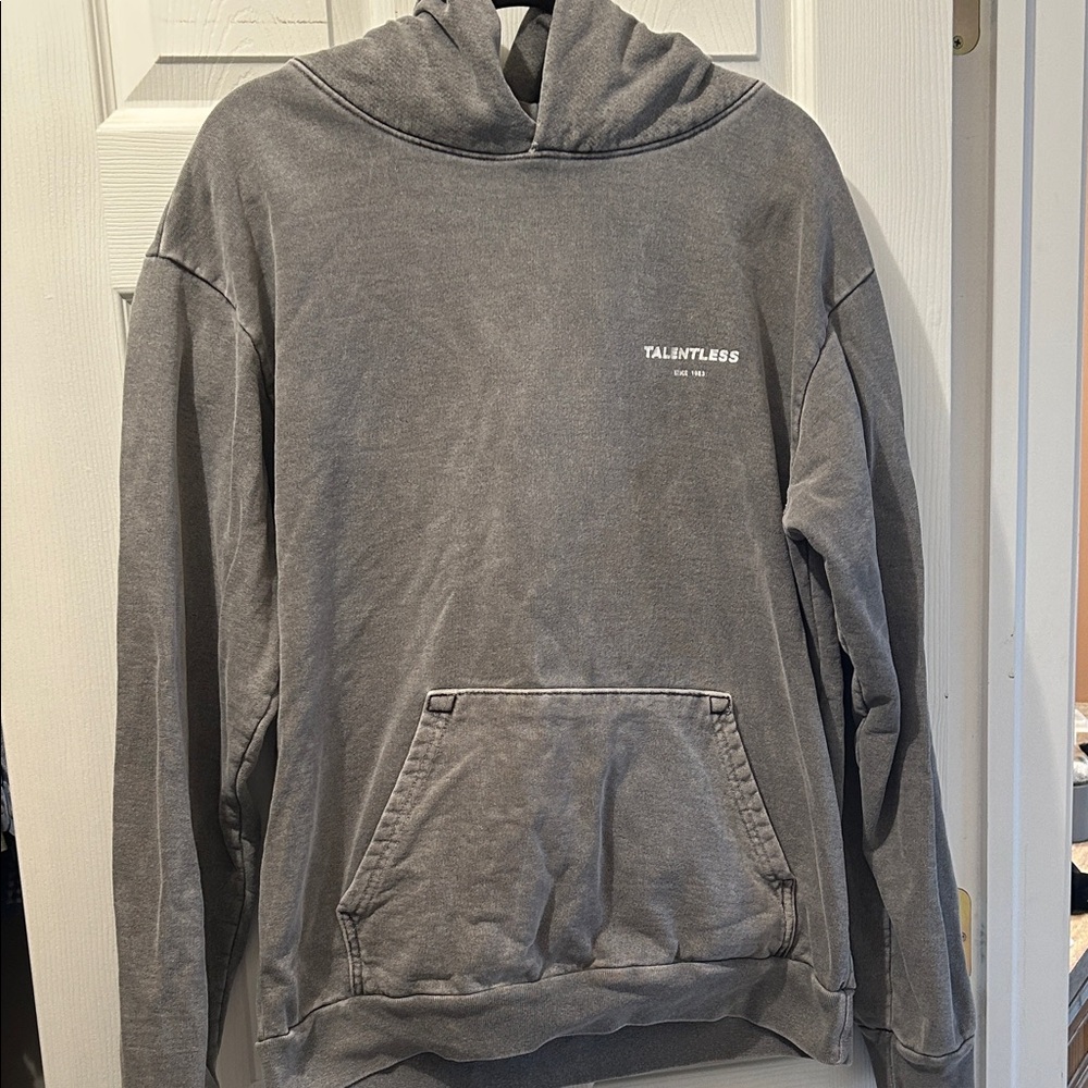 TALENTLESS Charcoal Hoodie for Men
